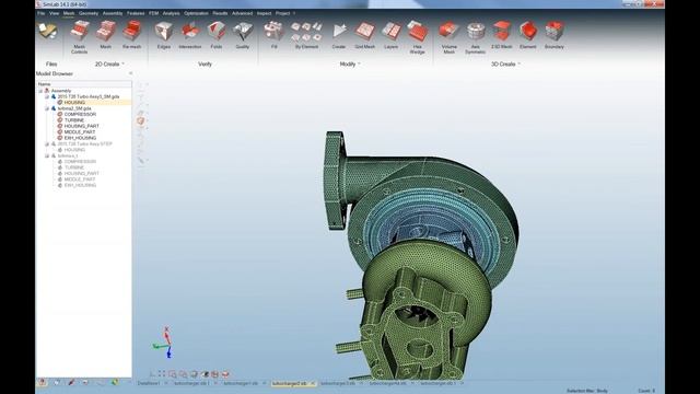 Altair SimLab | Przygotowanie modelu do obliczeń смотреть онлайн