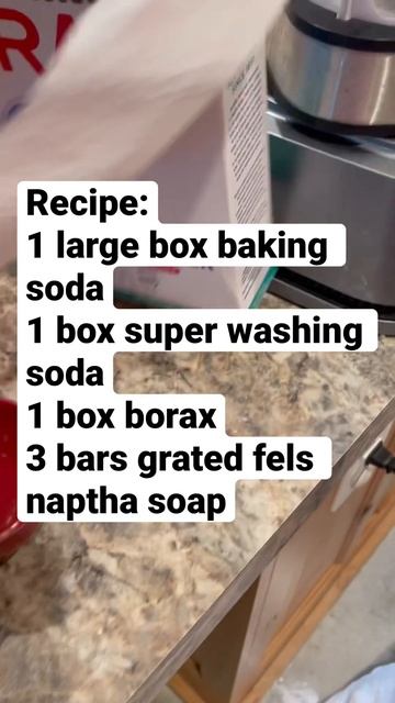 Homemade Laundry Detergent. Super Inexpensive And Lasts Me About A Year!