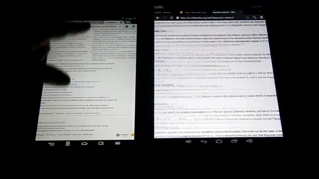 LG G Pad 8.3 vs Onda V975m - test PDF i stron WWW смотреть онлайн