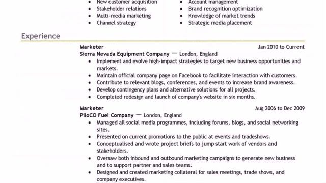 Landscape Design Resume Examples