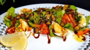 САЛАТ С МИДИЯМИ. Готовится очень быстро