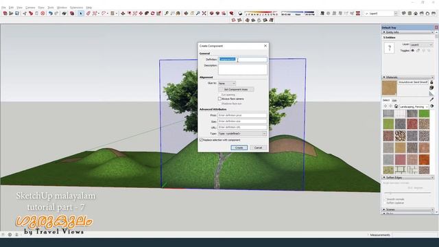 Sketchup malayalam tutorial part 7 | Portable network graphics | How to use png image in sketchup. смотреть онлайн