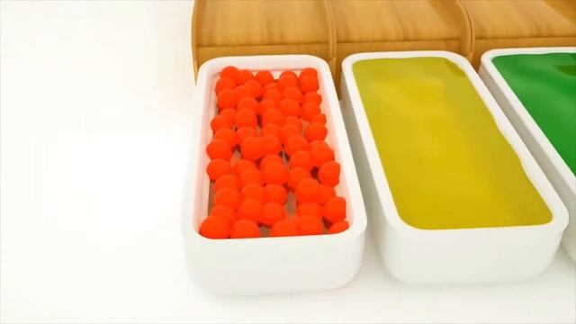 Learn colors with water tank truck 3D cartoon and magic liquid for Kids смотреть онлайн