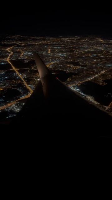 Ночная Москва #полет #самолет #авиация #москва смотреть онлайн