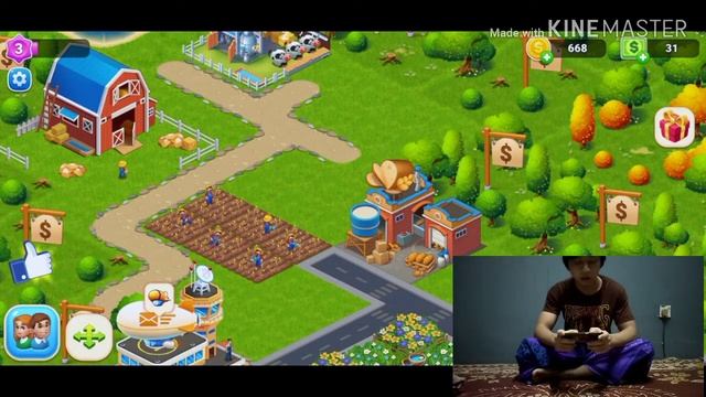 BUDEL DADI TUKANG KEBUN!!?? Ganti Profesi//Farm City//Part 1