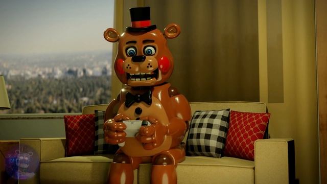 [Blender/FNaF] Toy Freddy sits on a couch смотреть онлайн