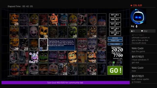FNAF UCN Road to 500 Subscribers смотреть онлайн