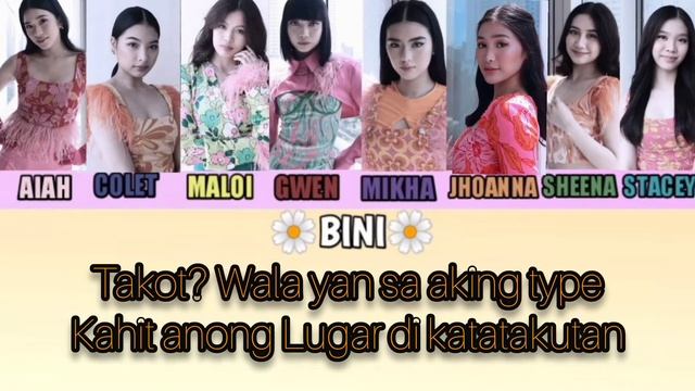 [ BINI ] Tank ( NMIXX ) Tagalog Version Color Coded Lyrics Video смотреть онлайн