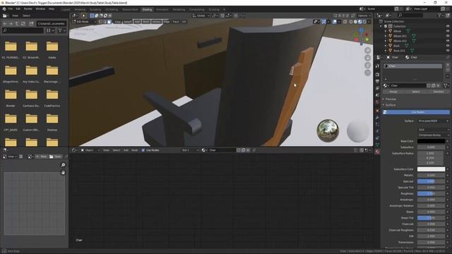 Study Table Low Poly | Blender 2.83 | Cycles смотреть онлайн