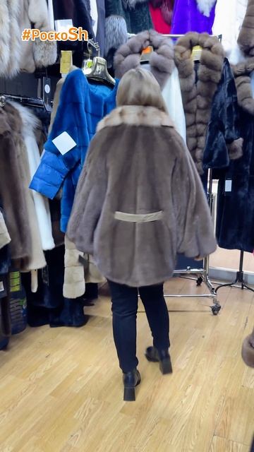 Шубы из цельного меха норки соболиного оттенка смотреть онлайн