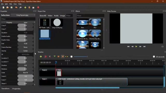 How to grey out parts of video using Openshot Video Editor смотреть онлайн