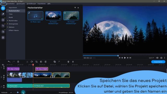 Wie Sie PROJEKTE KOMBINIEREN | Videobearbeitung (Tutorial 2021) смотреть онлайн