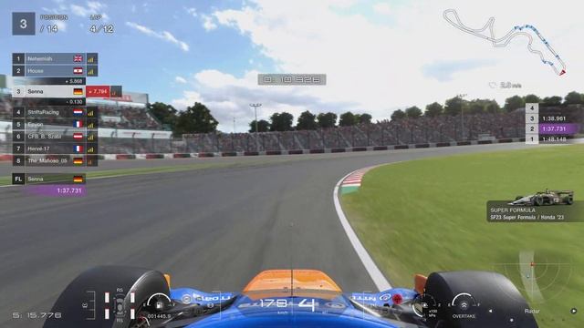 Gran Turismo 7 | Daily Race | Suzuka Circuit | Dallara SF23 Super Formula / Toyota | DNF смотреть онлайн
