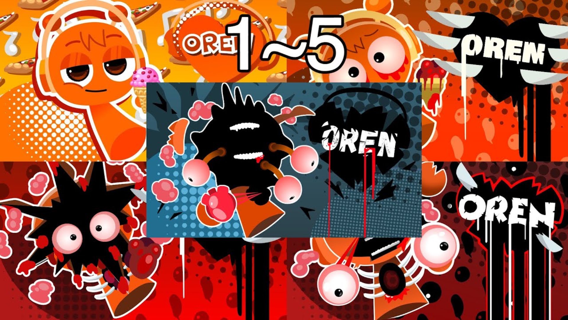 Incredibox Sprunki Animated Intro PHASE 1 vs PHASE 2 vs PHASE 3 vs PHASE 4 vs PHASE 5 Спрунки смотреть онлайн