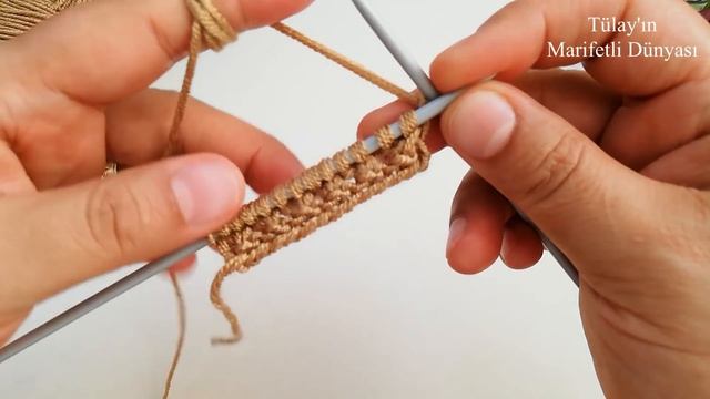 İki şiş Kolay örgü Modeli Anlatımı ✔️ Bebek Yelek Süveter ✔️crochet Knitting #christmas