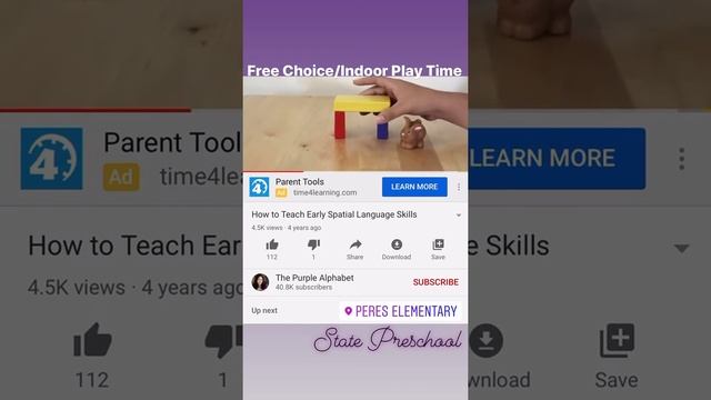 Peres State Preschool Activities Part V 👨🏾🏫 📝 смотреть онлайн