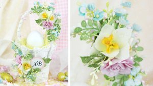 Взяла бумажный стаканчик и сделала из него пасхальную корзинку 🌼 Пасхальный декор своими руками💛