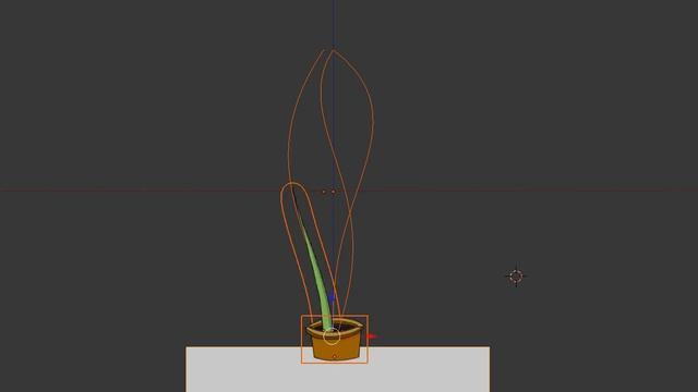 Blender 2D; Growing Plant