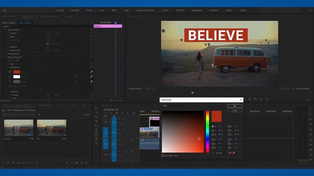 How To Add Text Background Premiere Pro 2022 (Quick) смотреть онлайн