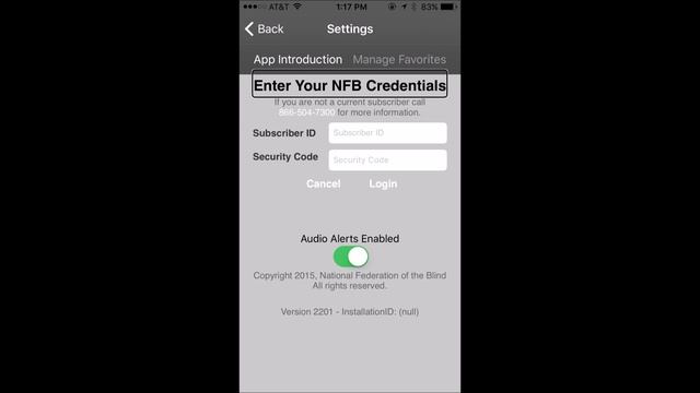 Initial Setup of NFB Newsline on iOS 10 2 using an iPhone 7 plus with Voiceover Part 1 смотреть онлайн