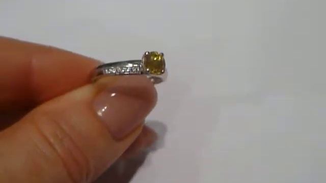 Кольцо с натуральным мадагаскарским сфеном 0.81 ct Размер 17 Серебро 925 смотреть онлайн