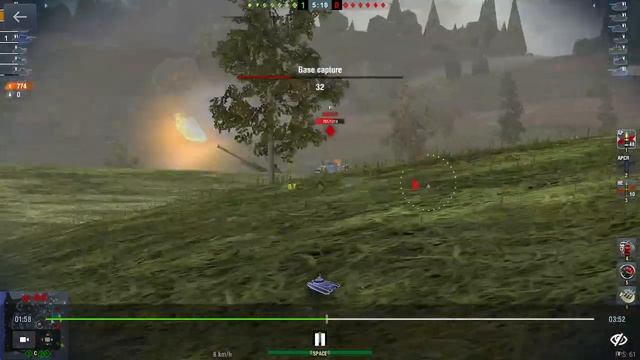 WOT Blitz Cromwell B Gameplay: Normandy смотреть онлайн