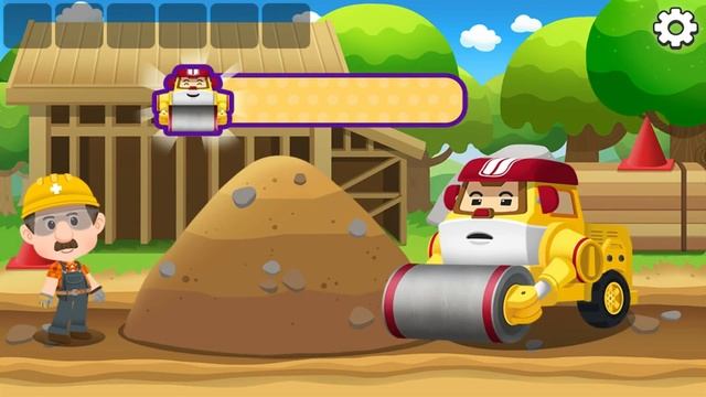 Heavy vehicles, We build a building! | Occupation&Job play for Kids | Robocar Poli Game смотреть онлайн