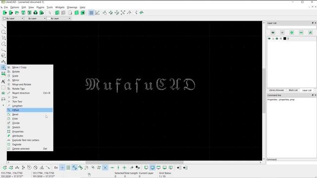LibreCAD How To Change Fonts смотреть онлайн