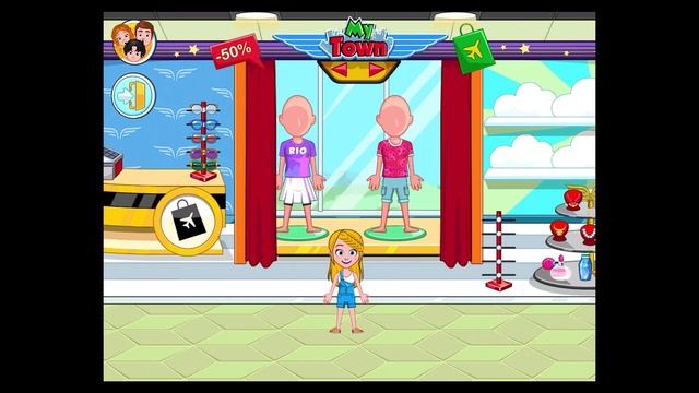 My Town World - Mega Town - Practice Fun and Safe Travel at Airport !! смотреть онлайн