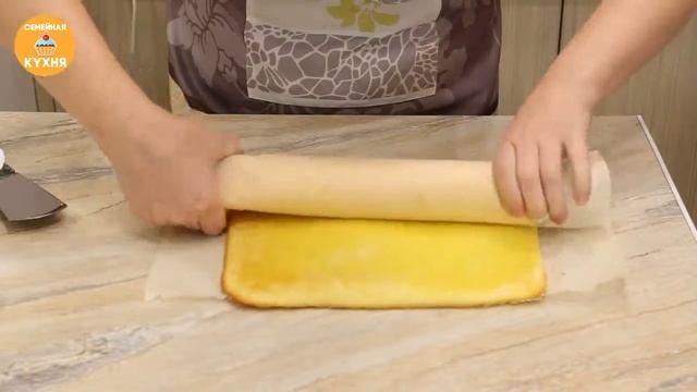 Бисквитный рулет ну, оОчень вкусный! смотреть онлайн