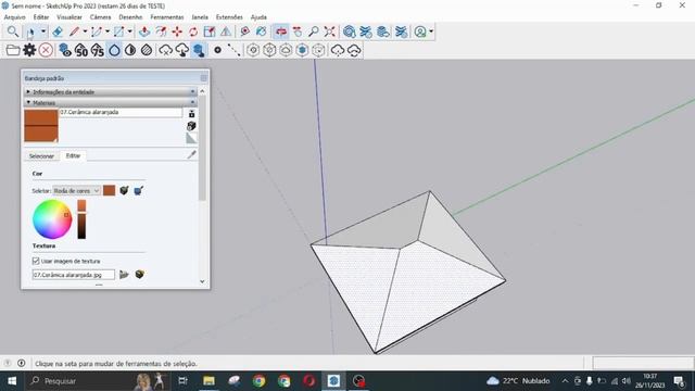 Como criar Telhado no Sketchup 2023/Creating Roof with plugin in Sketchup2023 смотреть онлайн