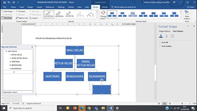Membuat Grafik Smart Art di Microsoft Word смотреть онлайн