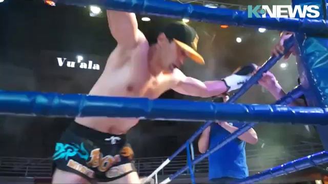 Кикбоксер Кумар Жалиев отправил россиянина Сергея Митяшова в нокаут смотреть онлайн