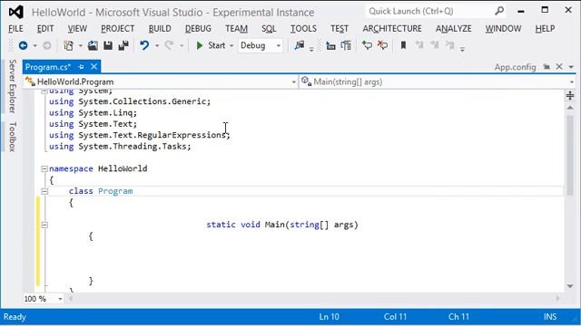 Visual Studio 2012 Experiment смотреть онлайн