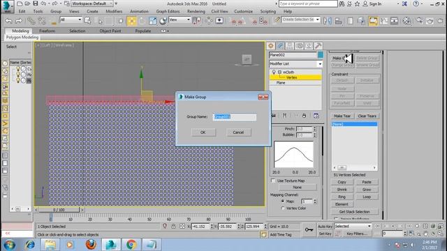 Creating curtain using mcloth in 3dsmax. смотреть онлайн