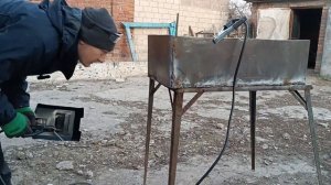 #сварщик./Эксперимент: Сварка мангала в домашних условиях