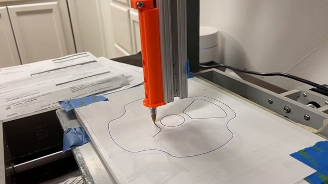 Solidworks CAM generated toolpath used to drive a GRBL 3-axis plotter смотреть онлайн