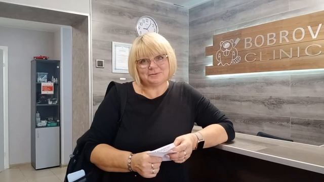 Милый видео отзыв. Протезирование зубов. Клиника Бобров. Доктор Латышев Валерий Игоревич. смотреть онлайн