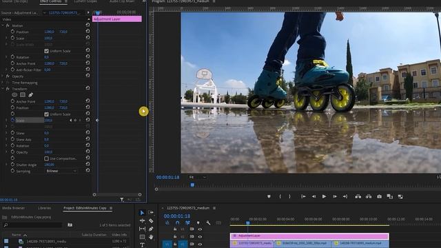 Create Motion Blur in Premiere Pro with Adjustment Layers in 2024 смотреть онлайн