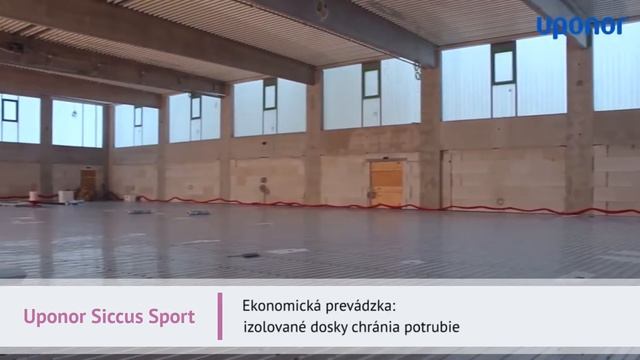 Suchý systém podlahového vykurovania pre športové priestory - Uponor Siccus смотреть онлайн