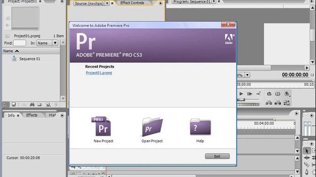 tutorial adobe premiere pro CS3 #1 ~ pengenalan adobe premiere смотреть онлайн