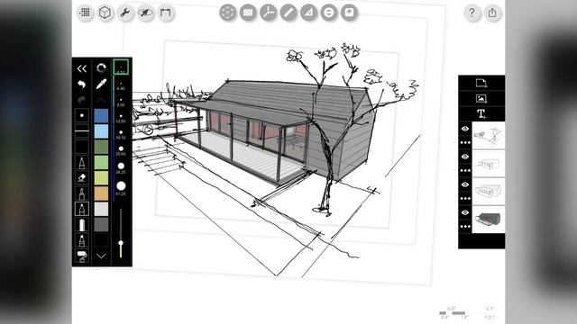Diseño arquitectónico en el Ipad🚀 I SketchUp para Ipad + Morpholio Trace смотреть онлайн