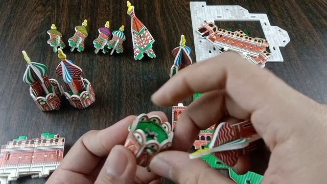 how to put together a SAINT BASIL'S CATHEDRAL 3D PUZZLE смотреть онлайн