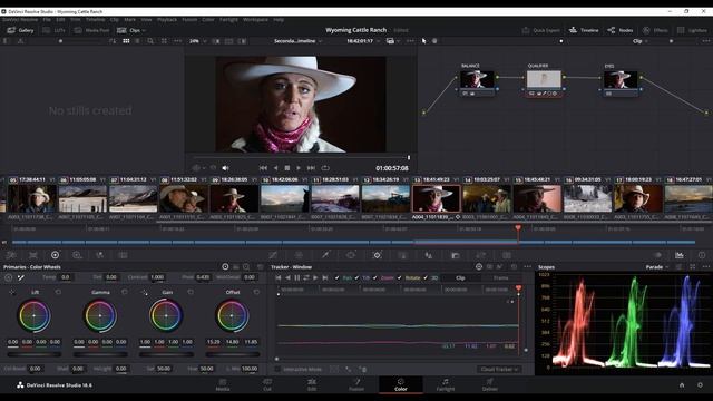 DaVinci Resolve 18 //// Урок 4 /// COLOR // Часть 8 / Использование Tracker смотреть онлайн