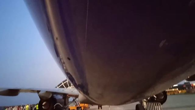 Боинг 737.Посадка пассажиров в два трапа смотреть онлайн