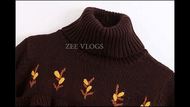 Sweater Design Ideas | Latest Cardigan & Turtleneck Design 2020-21 | Cashmere Sweater | Zee Vlogs смотреть онлайн