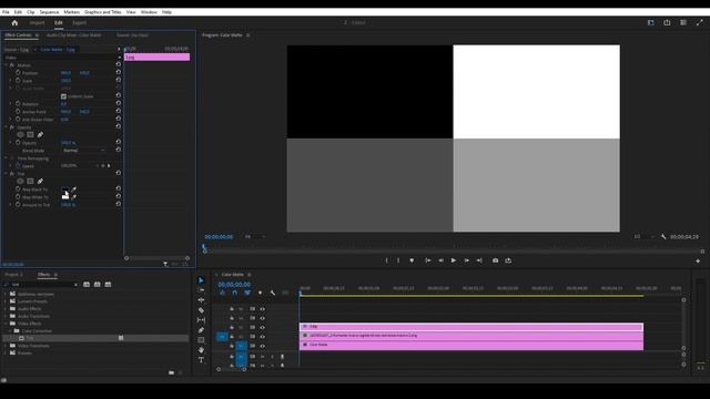 Как быстро изменить цвет логотипа в Premiere Pro. Эффект Tint смотреть онлайн