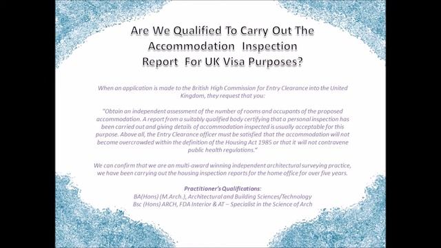 Home Inspection Report For UK Spouse Visa - Kent смотреть онлайн