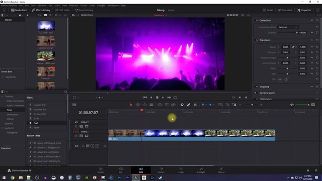 Davinci Resolve : How To Nest Clips