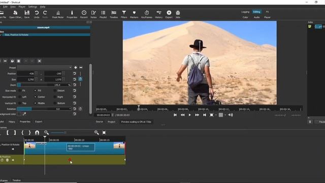 Adding Zoom-in and Zoom-out Effects To Your Video in Shotcut смотреть онлайн